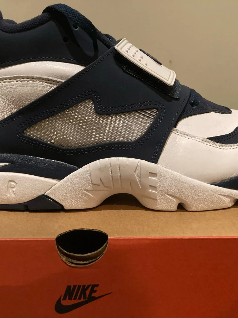 Nike Air Diamond Turf White / Midnight Navy Men’s Shoes